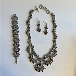 Marchesa Jewelry: Necklace, Bracelet, Earrings